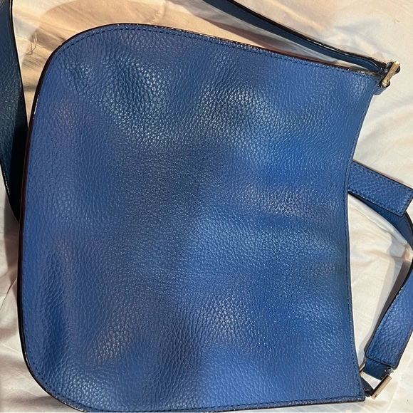 Kate Spade Austin Street Medium Hemsley Blue Pebbled Leather with Gold Studs - Picture 4 of 9